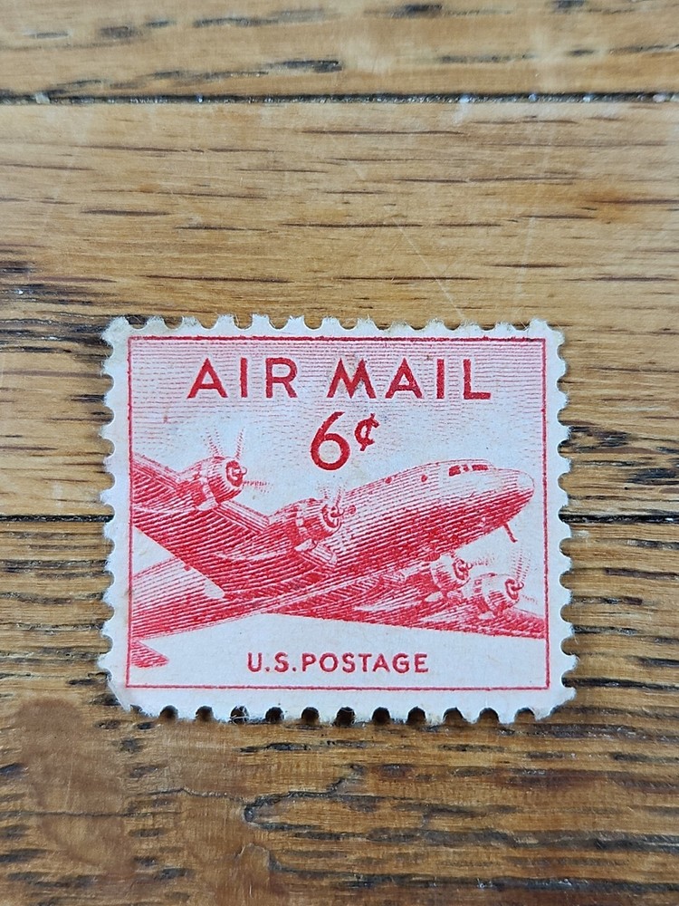 US Stamp Air Mail 6c