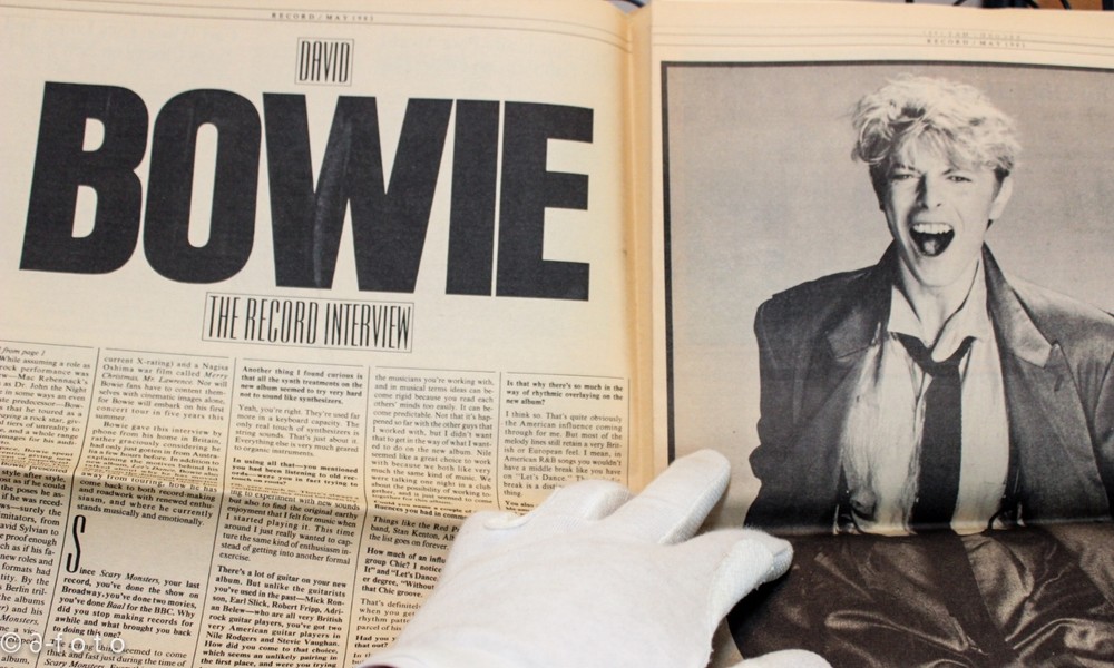 MAY 1983 RECORD MAGAZINE DAVID BOWIE Vol.2 No.7