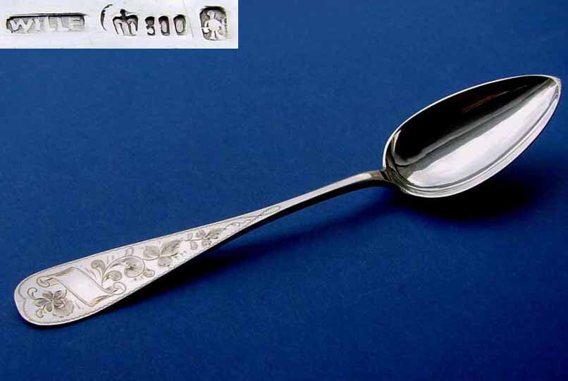 1. Spoon, Gustav Haegermann, Will, 800 Silver B831