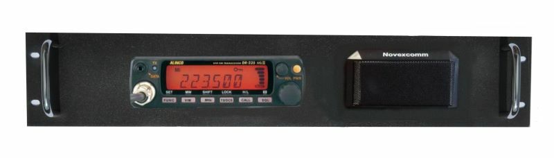 2U RACK MOUNT for Single ALINCO DR135/ DR235/ DR435 With Speaker