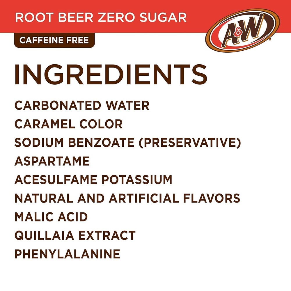 Refreshing Zero Sugar Root Beer - 12 Cans of -Friendly Soft Drink Delight