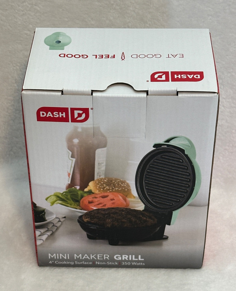 Dash Mini Maker Portable Grill Machine 4” Non Stick - New!