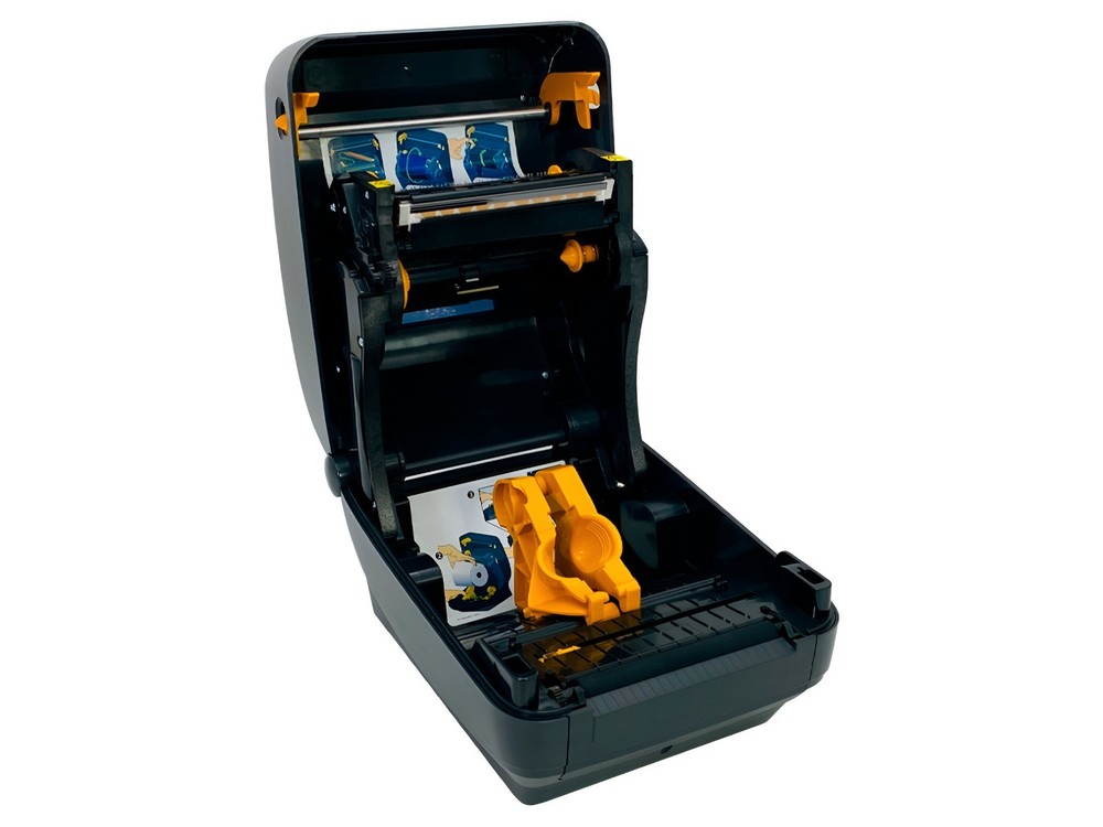 TESTED Zebra ZD500 Thermal Transfer Barcode Label Printer LCD USB LAN Bluetooth