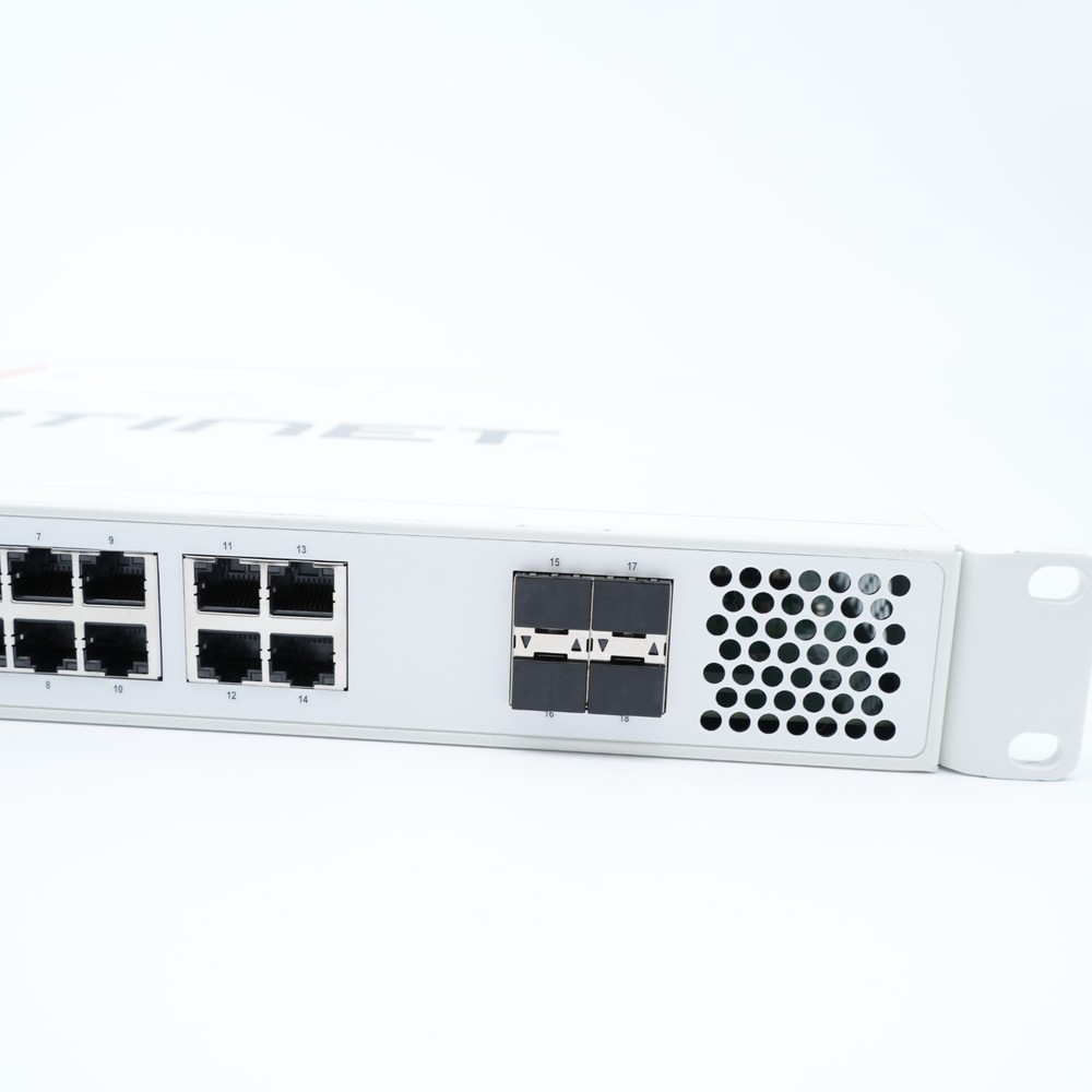 Fortinet Fortigate-200E FG-200E Network Security Firewall Initialized w/Adapter