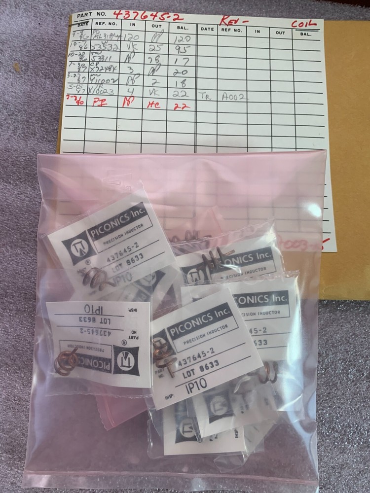 PN# 437645-2 - PICONICS - COIL ELECTRICAL PRECISION INDUCTOR
