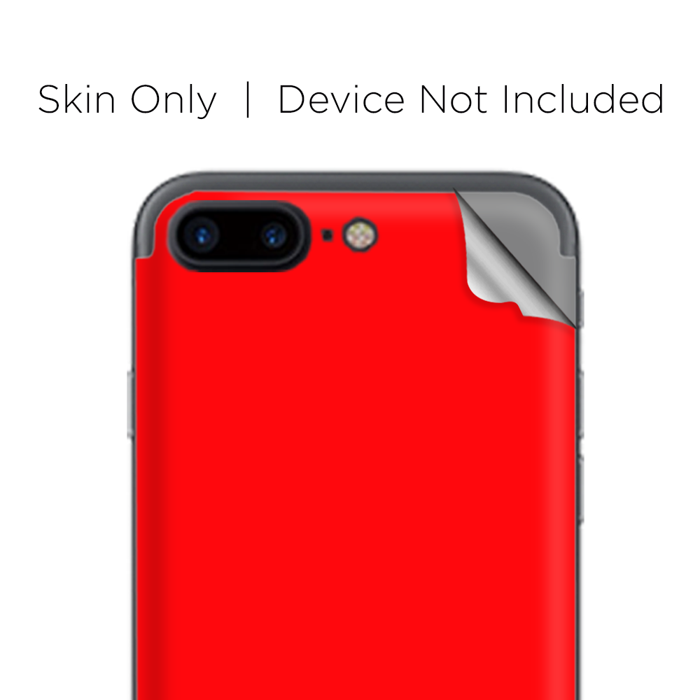 Apple iPhone 7 / 8 Plus Skins Decal Wrap Solid Red color