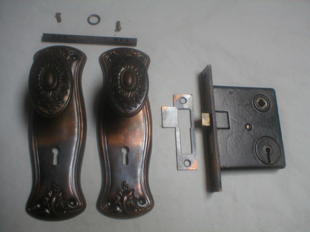 Antique Victorian Era Door Hardware