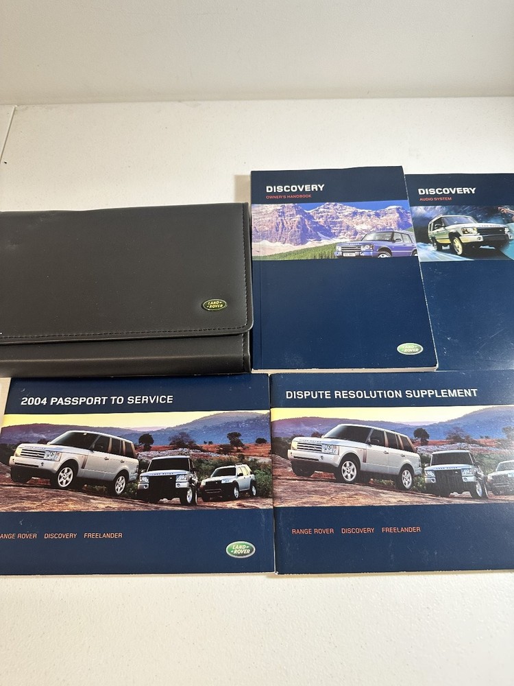 2004 Land Rover Discovery Owners Manual Set