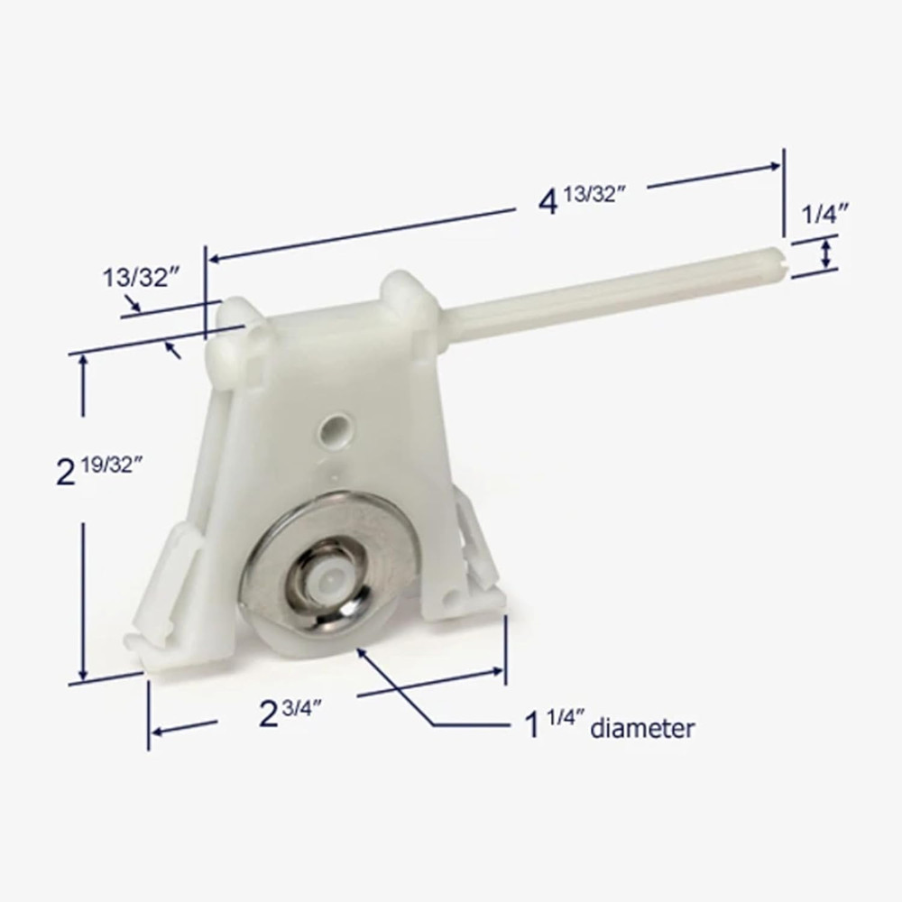 2 Pair Gliding Screen Door Roller Assembly Fits for Andersen Upper P/N #1997063