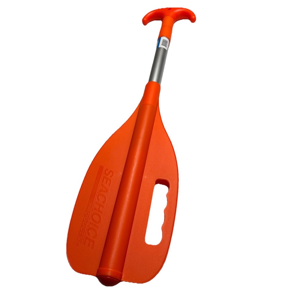 Seachoice Emergency Multi-Purpose Telescoping Boat Hook and Paddle Orange 26"
