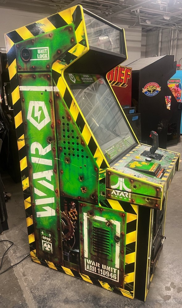 WAR FINAL ASSAULT ARCADE MACHINE by ATARI 1999 (Excellent Condition) *RARE*