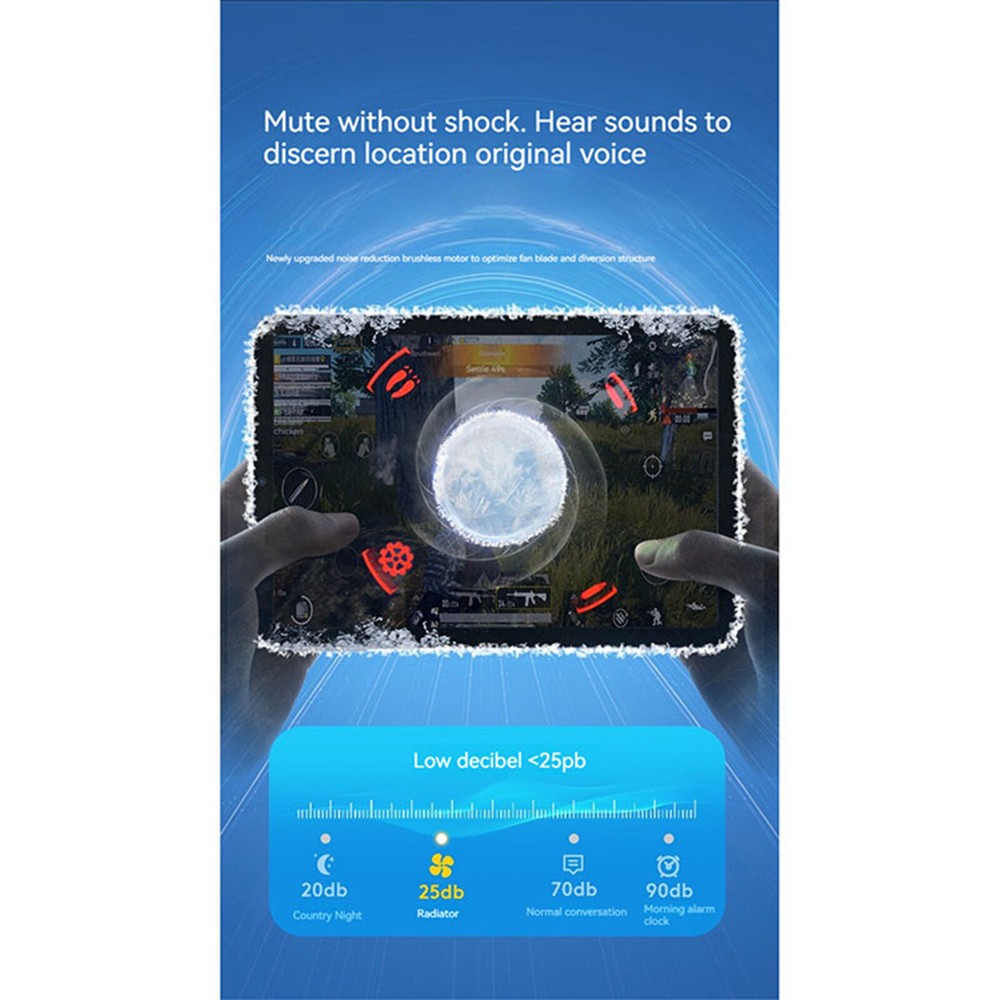 Semiconductor Magnetic Cell Phone Cooler Two-speed Adjustable Cooler