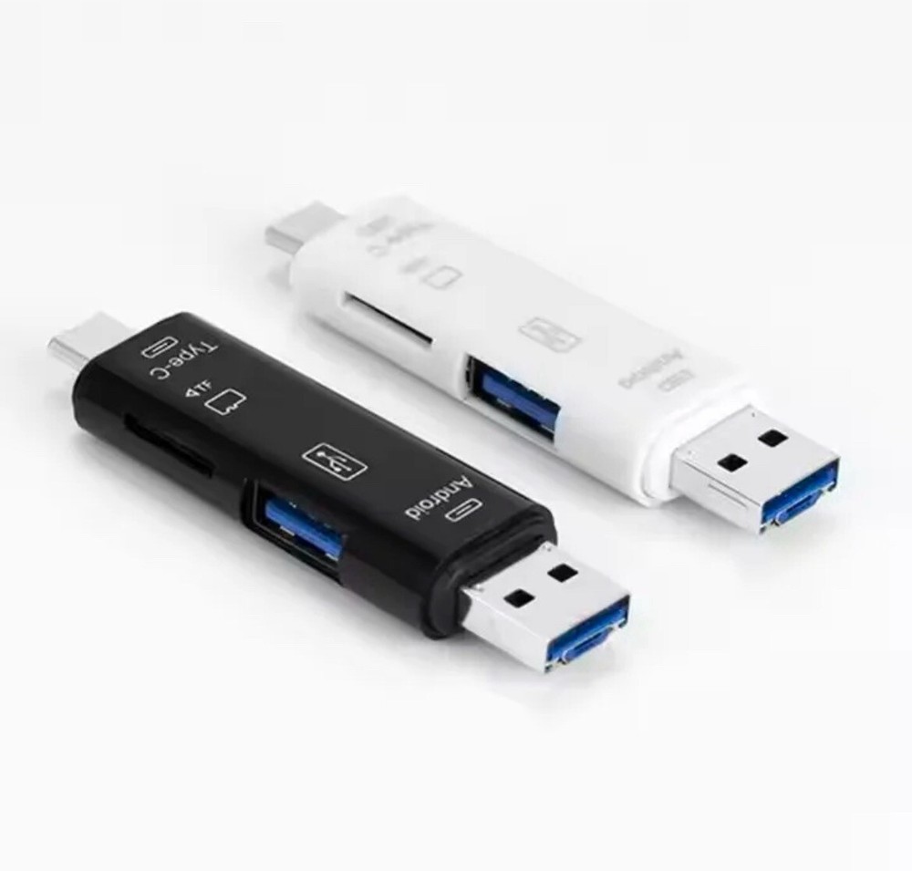 Android Card Reader 5-In-One USB OTG Adapter White Buy More Save Over 30% Each