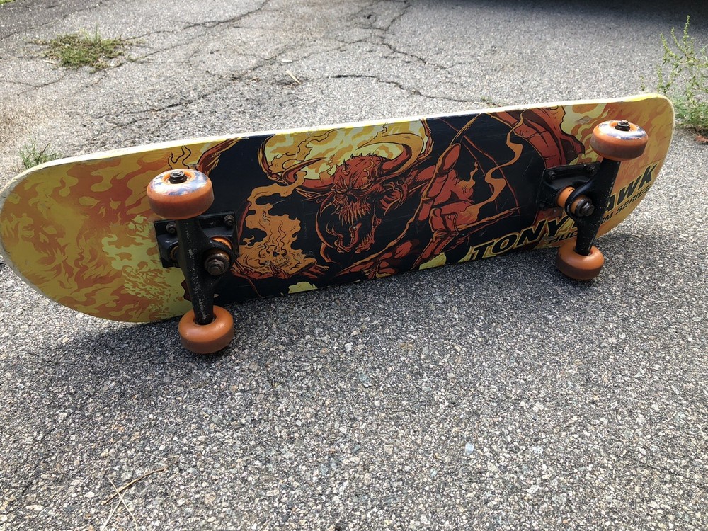 Tony Hawk Skateboard Huckjam Huck Jam Series Red Devil Demon