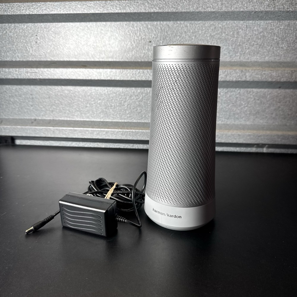 Harman Kardon Invoke Bluetooth Speaker Silver with Power Cord