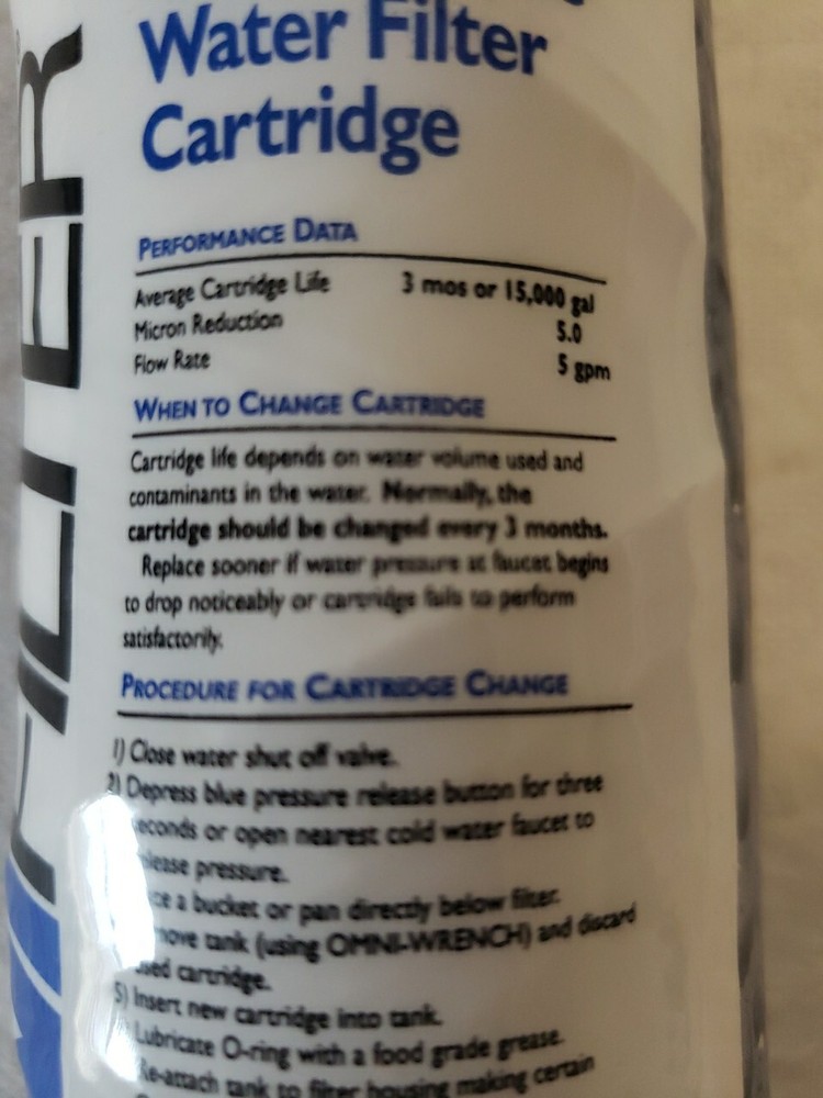 OmniFilter RS2SS 5 Micron Standard 10 x 2.5 String Wound Sediment Filter