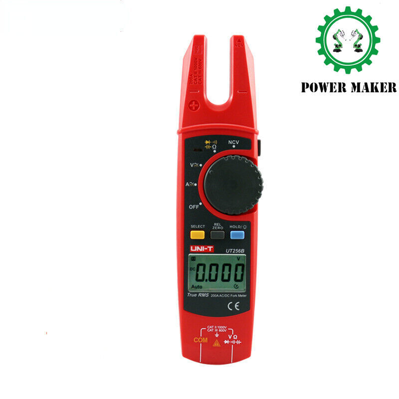 UT256B Voltmeter 200A Fork Clamp Meters DC Current Capacitance NCV Tester Tool