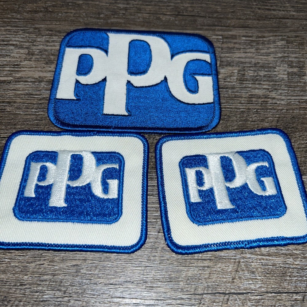 3 Vintage Embroidered Patches PPG