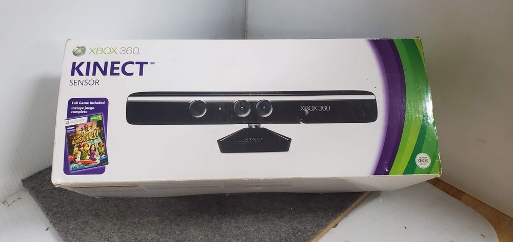 Microsoft Xbox 360 Kinect Sensor Complete Tested Working! No Games Included !