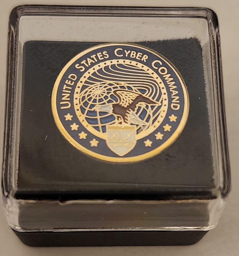 U.S. Cyber Command Lapel Pin - New!