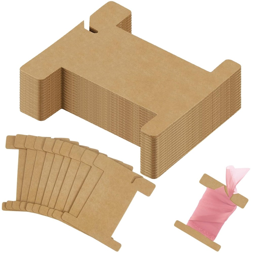 Compact 100 Pcs Ribbon Organizer - Practical Craft Storage for All Occasions