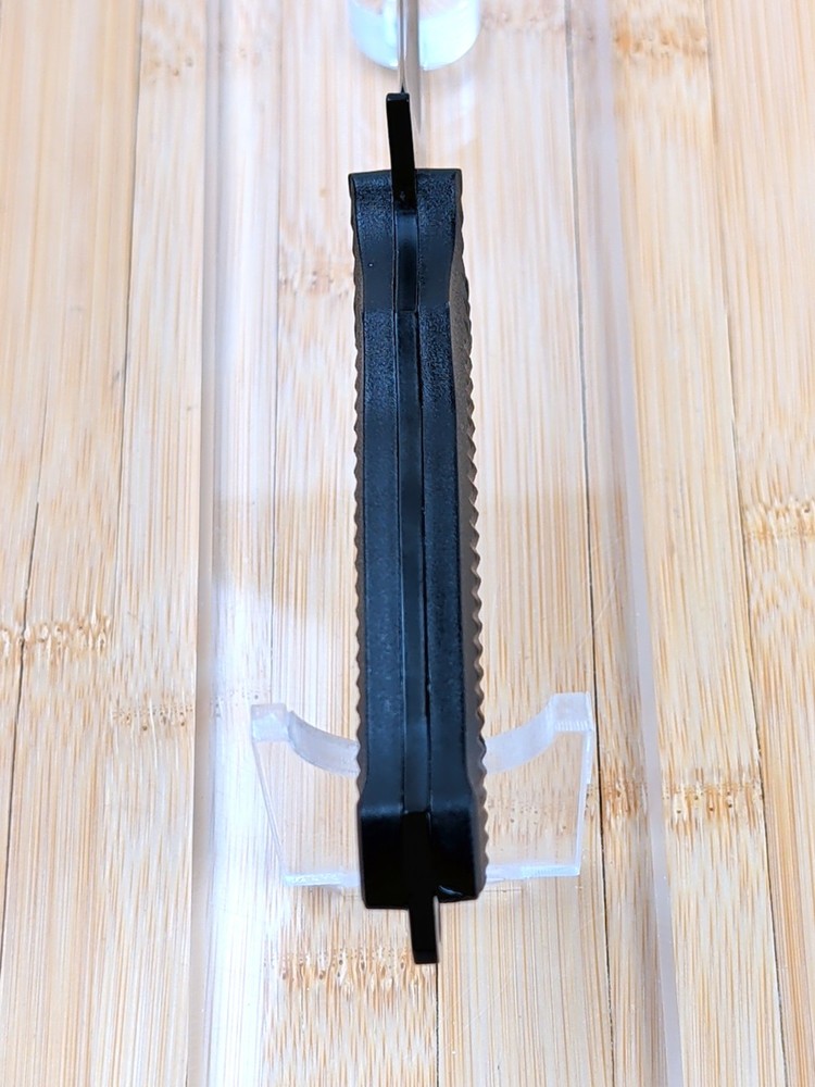 8" BLACK Mini Combat Knife w/ Polymer Handle & Sheath, 3.5" Fixed Blade, NEW