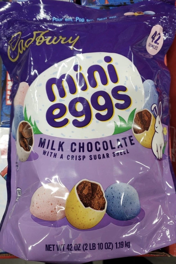 CADBURY MINI EGGS Easter Milk Chocolate Candy, 42 oz.