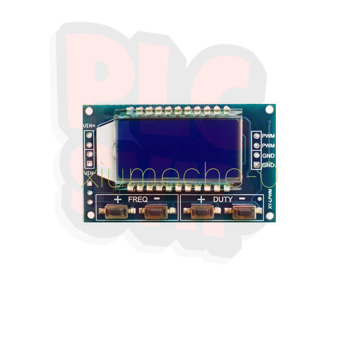 1x Signal Generator PWM Pulse Frequency Duty Cycle Adjustable Module LCD Display