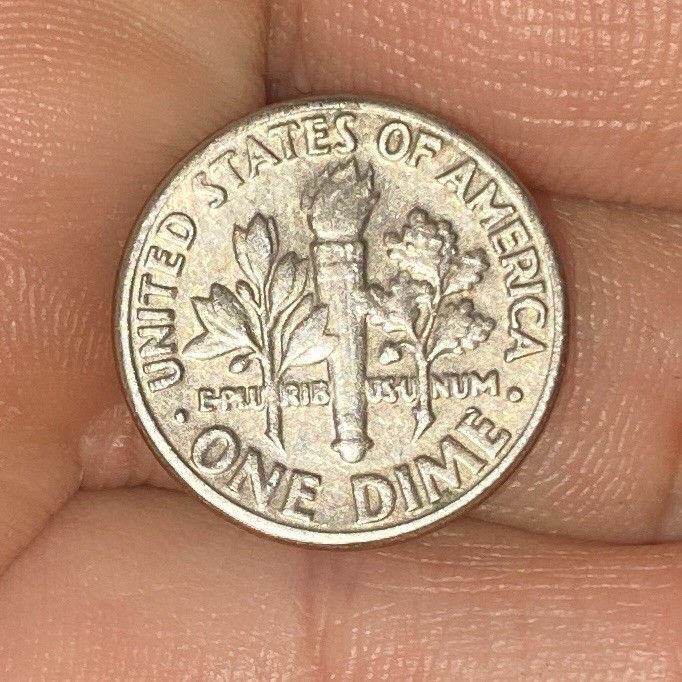 1983 D Roosevelt Dime With Error DDR