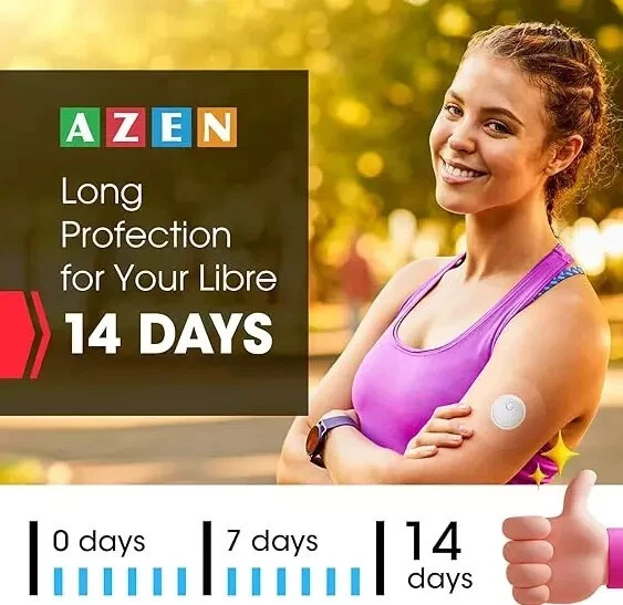 60 Pack Freestyle Sensor Covers for Libre 2/3,Waterproof Sensor Patches,Adhesive