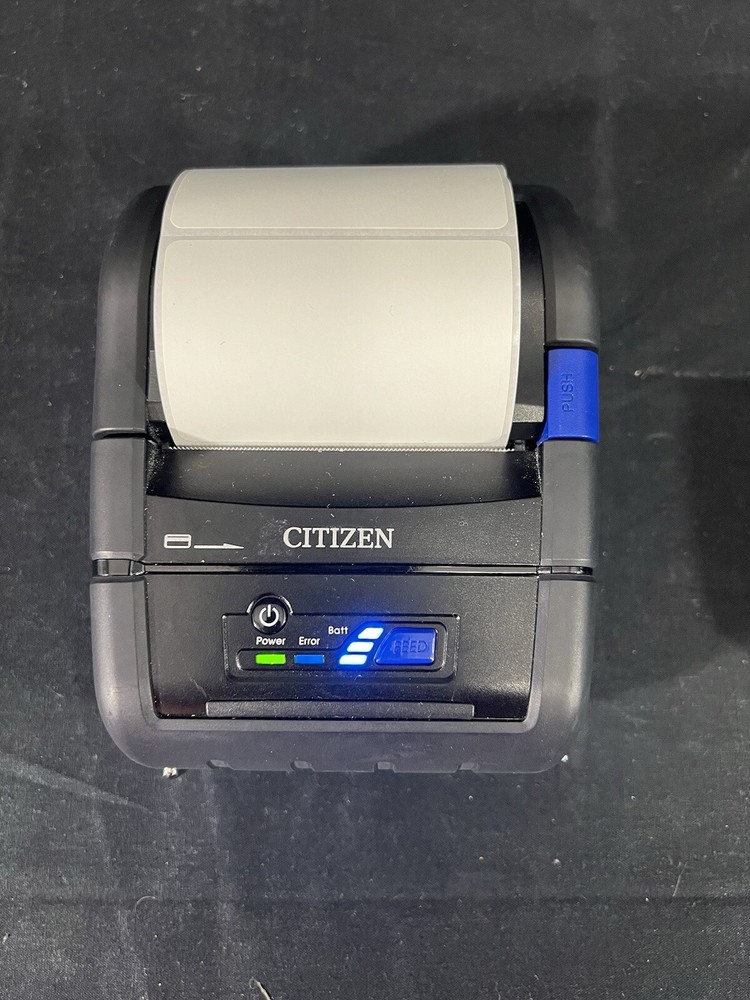 Citizen CMP-30II-SLS Portable 3in Mobile Bluetooth Barcode Receipt Printer