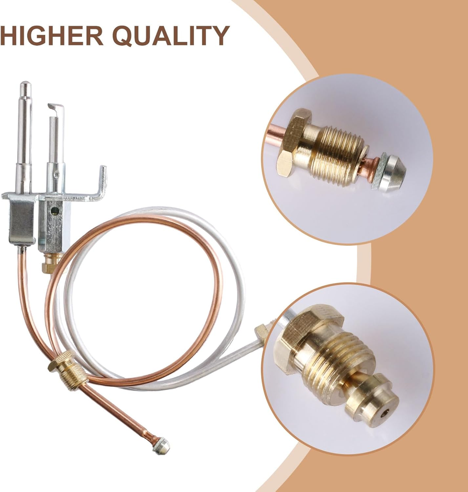 Water Heater Pilot Assembly Replacement Kit for Atwood 91603 (91214),Pilot Therm