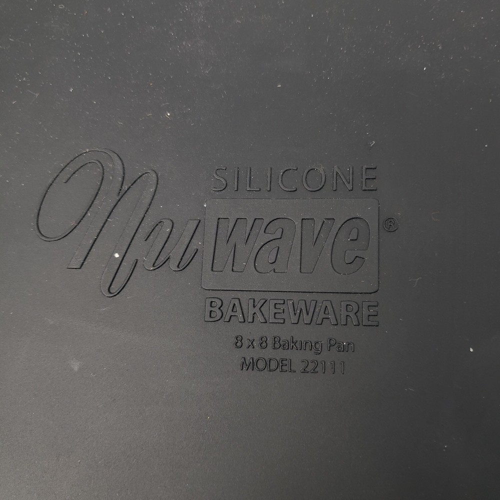 3 pc NuWave Pro Plus Infrared Oven Silicone Baking Pans 8" Square 9" Round