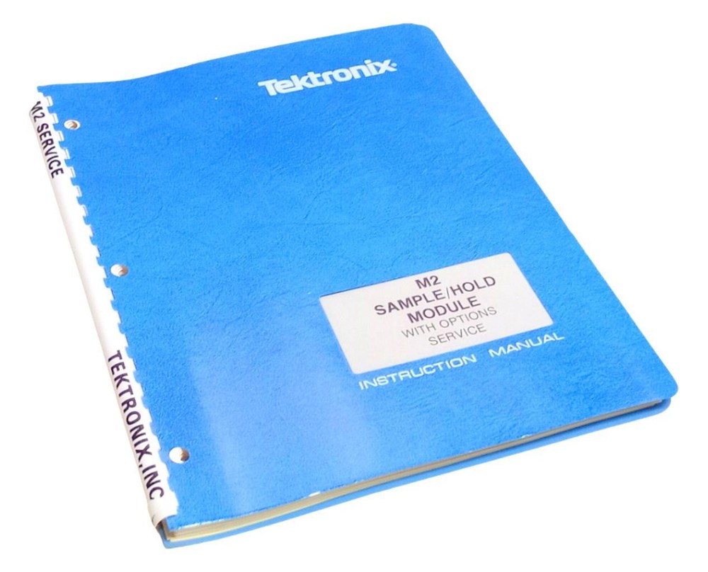 Tektronix M2 Sample / Hold Module With Options Service Instruction Manual