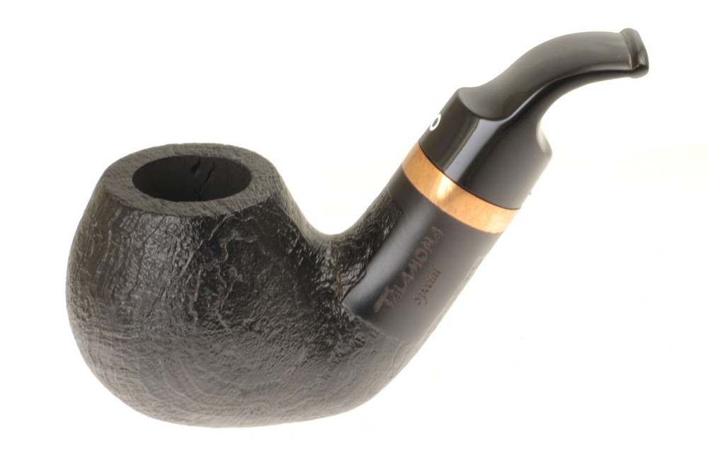 Talamona Reverse Calabash Special Sandblast - Chubby Full Bent Apple