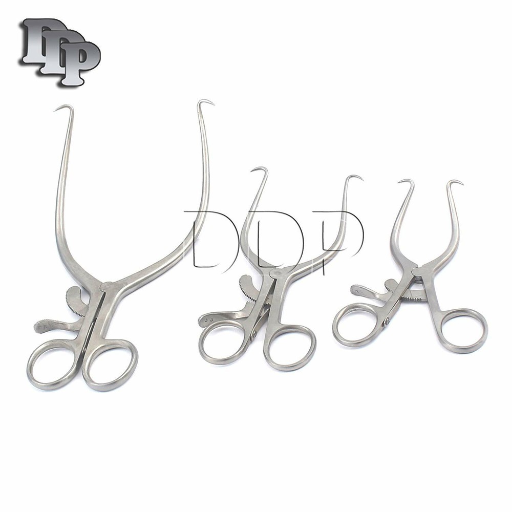 3 Gelpi Retractor 3.5" + 5.5" + 7" Surgical Veterinary
