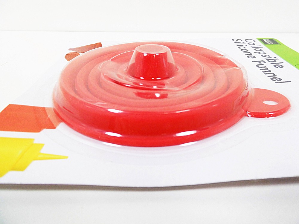 Collapsible Silicone Pouring Funnel Ingredient Refilling Funnels Containers