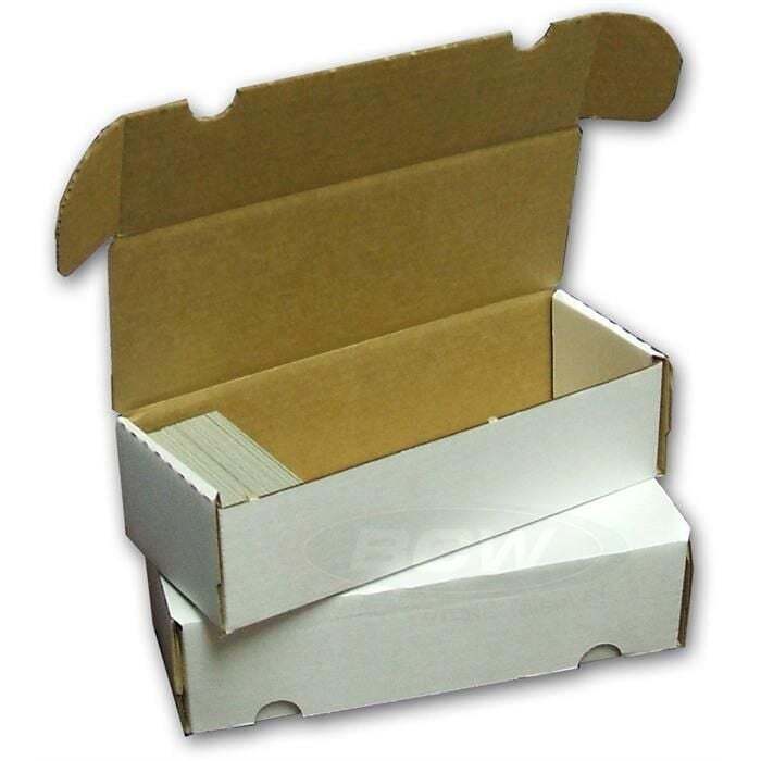 1 BCW 550 Count Card Storage Box
