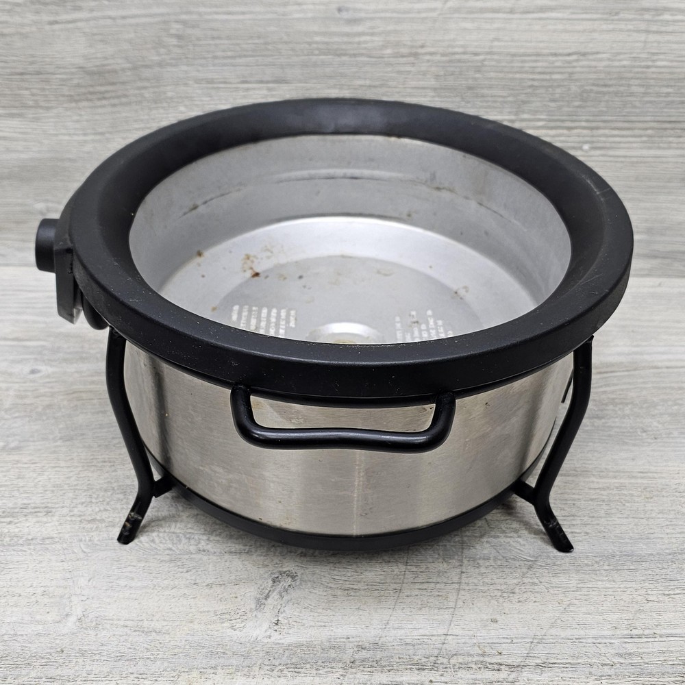 Rival VersaWare Slow Cooker Replacement Base & Power Cord Stainless Model SC7600