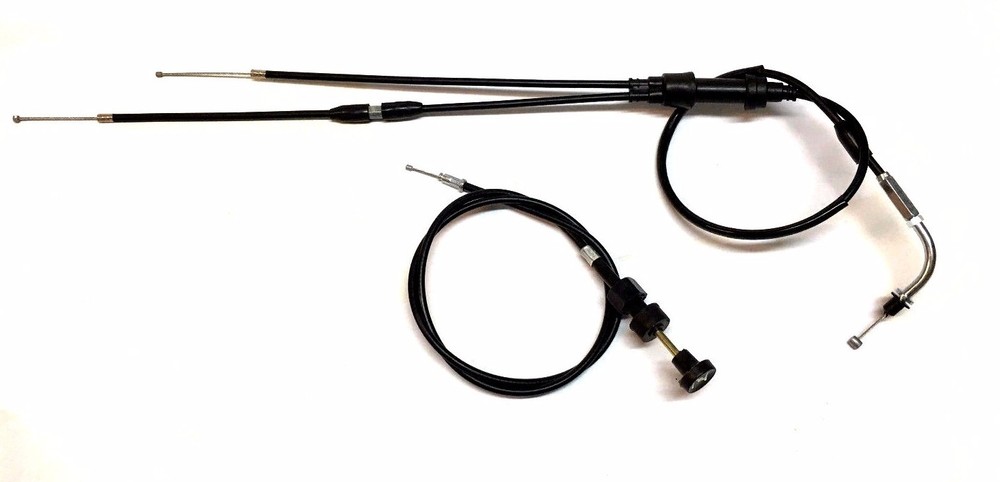 FOR FYAMAHA  PW50 THROTTLE GAS ACCELERATOR CABLE & PULL CHOKE CABLE 2003 - 2013