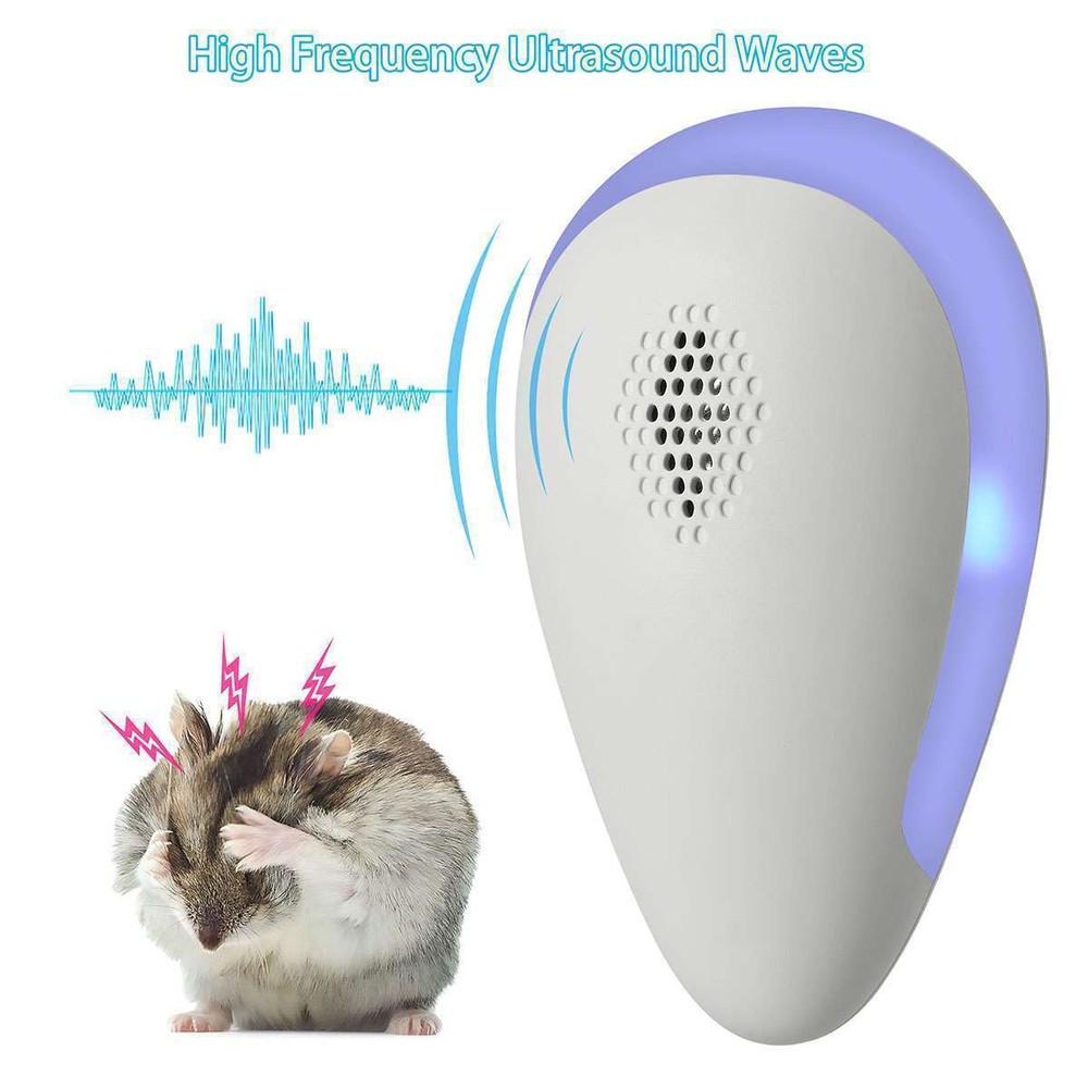 Electronic Pest Reject Control Ultrasonic Repeller Home Bug Rat Spider Roaches
