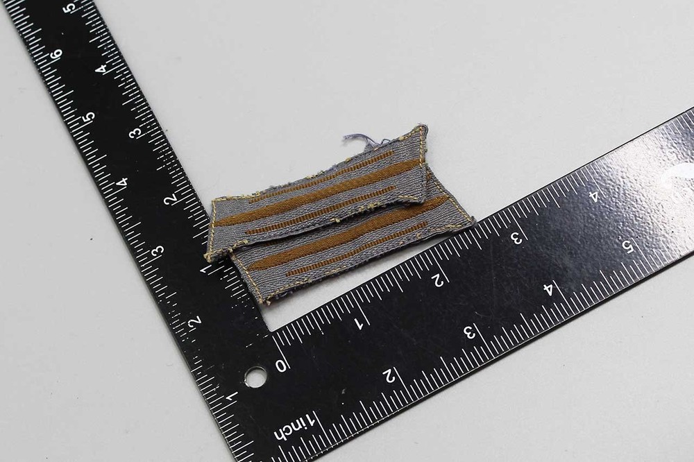 WW2 German Army Tropical Collar Tab Pair . EFL4849