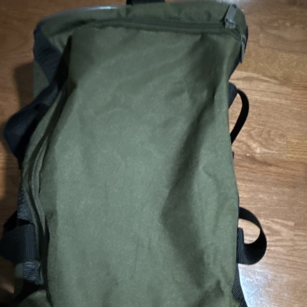 adidas Bowling Bag Green Black Gray Polyester Zipper Adjustable Strap Handle