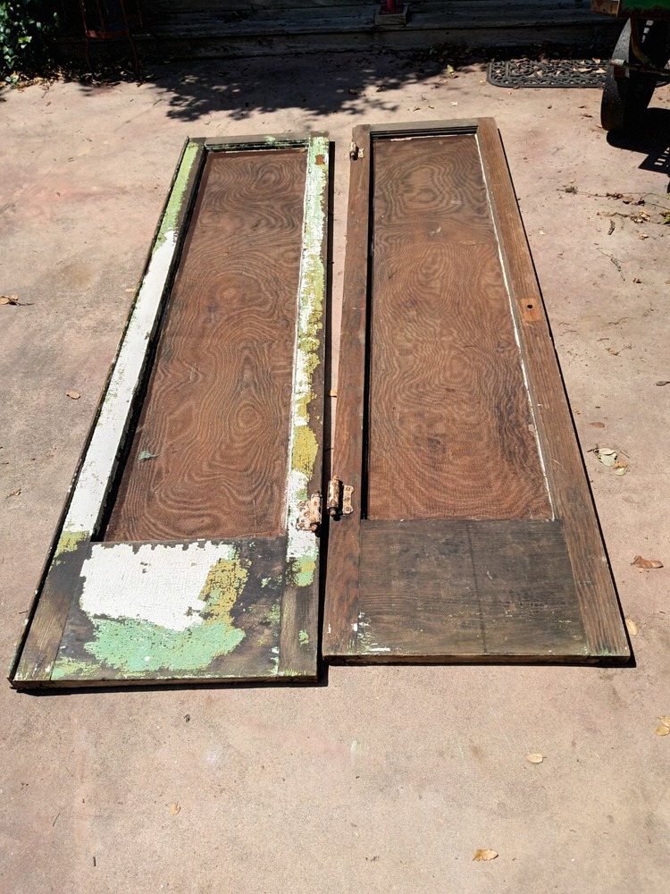 Old Tenon Through Construction double Screen doors 84.5" x 41.75" Total Open