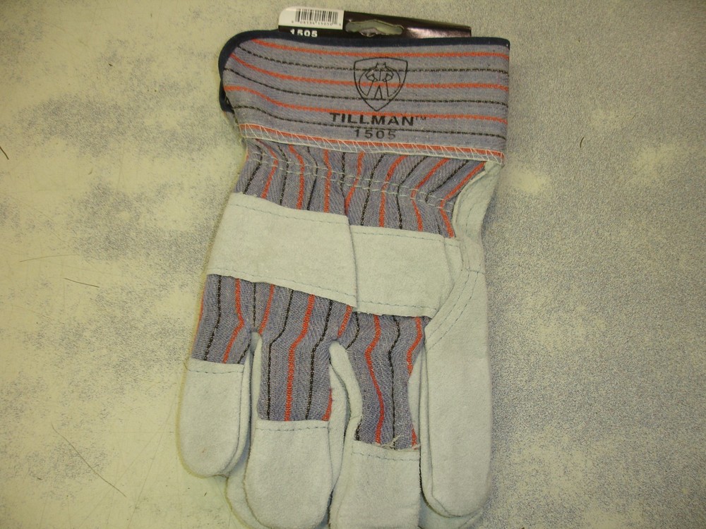 TILLMAN 1505 WORK GLOVES LARGE Select Split Cowhide