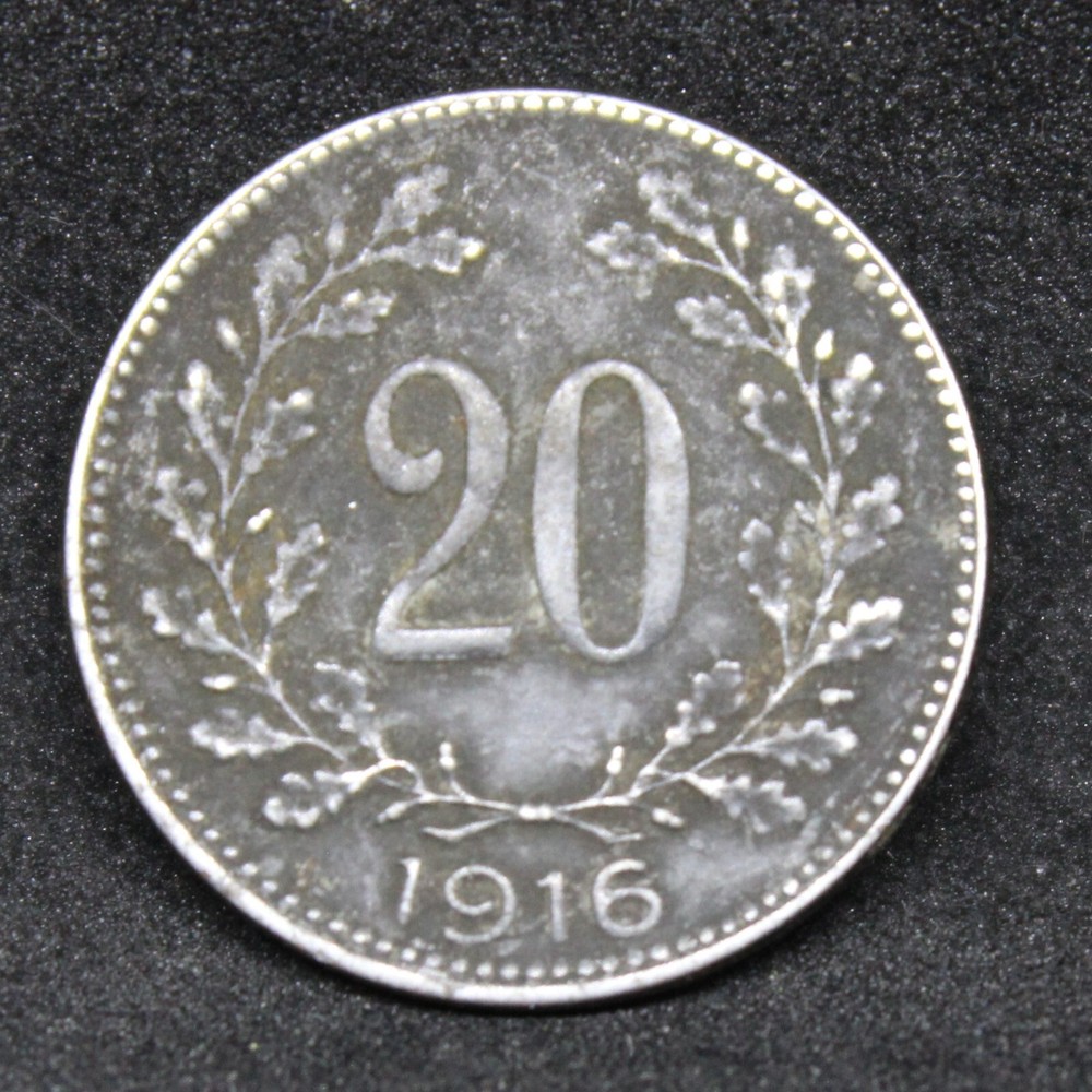 1916 Austria 20 Heller