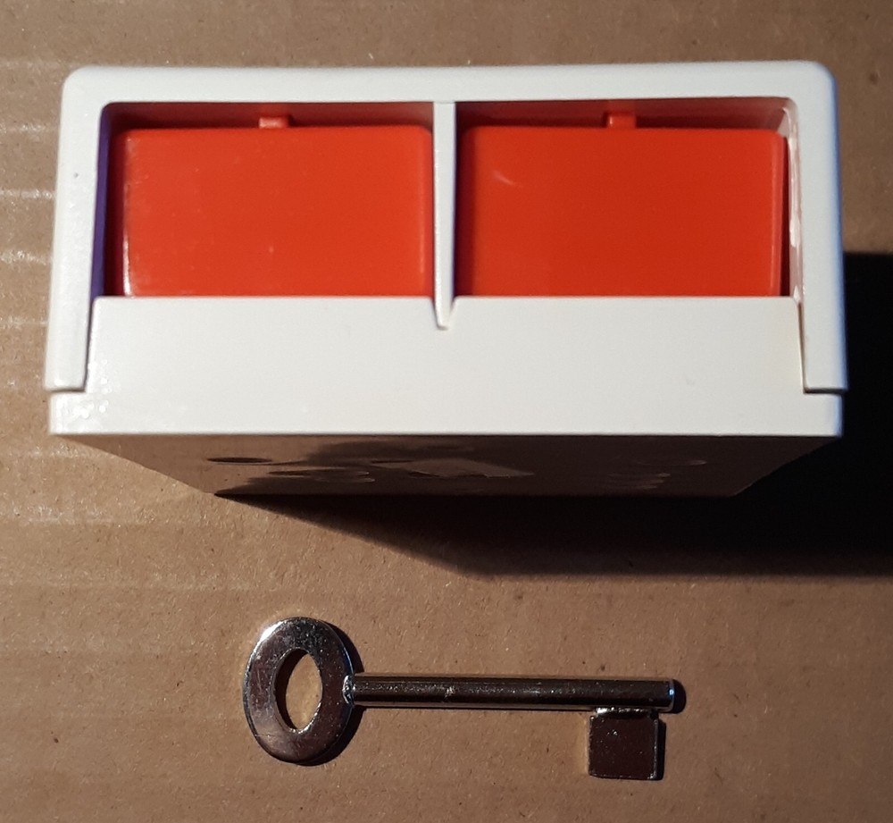 CQR DP-1 White Double Push PA Button - Panic Attack Button