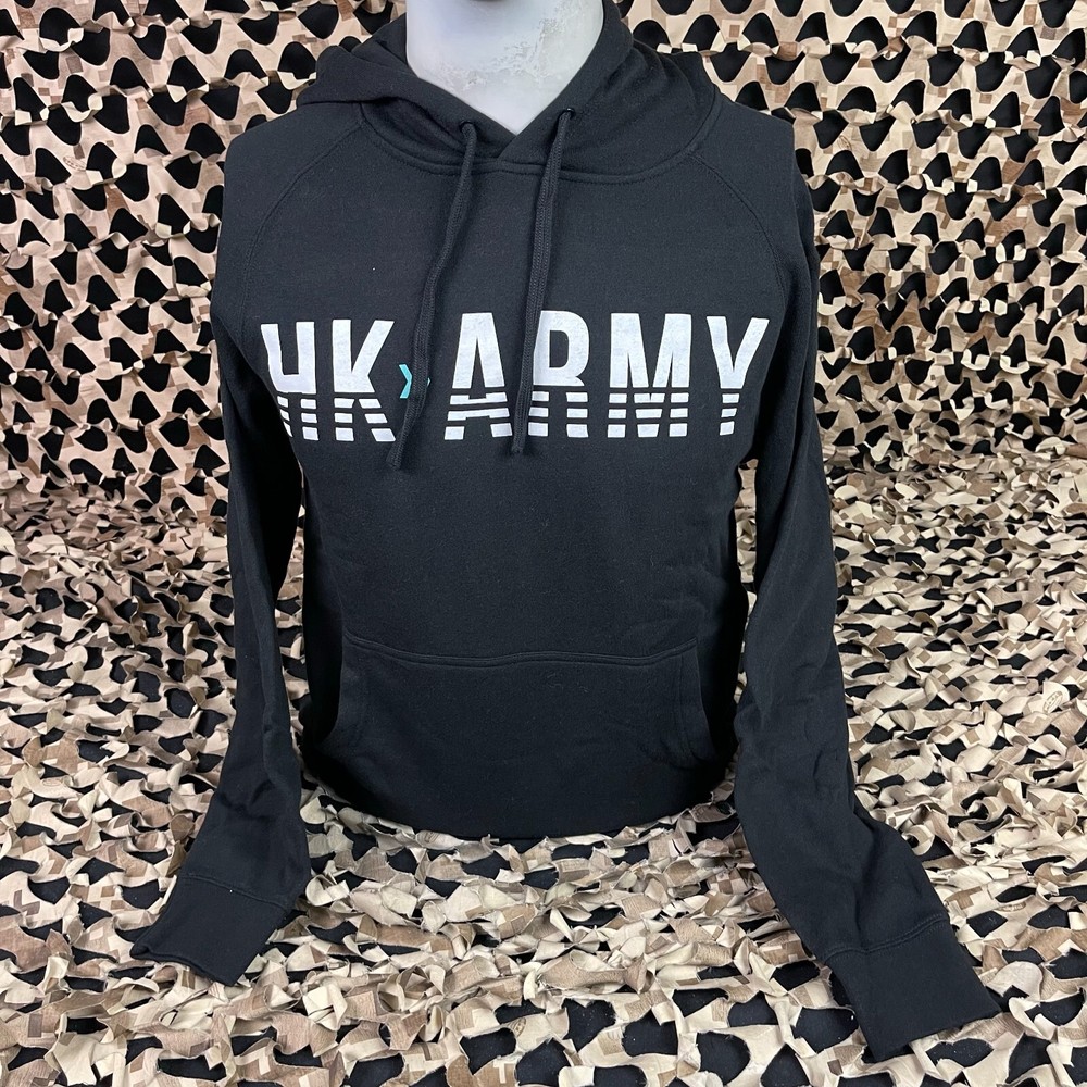NEW HK Army Boost Pull Over Hooded Sweatshirt - Black - X-Small