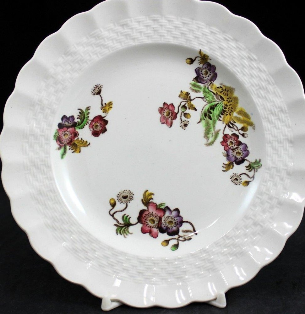 Spode Wicker Lane 5 Piece Place Setting Vintage 2/7519