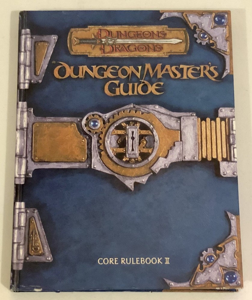 Dungeons And Dragons Dungeon Master’s Guide Core Rulebook 2 D&D D20 System 2000